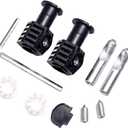 Wall Hung Toilet Fixing Bolts Repair Screws Accessories Toilet Bowl Accessory Connector Tool Fittings Fixing Kits For Bathroom(Black)