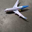 PowerTRC Kids Airplane Toys, Bump & Go Action Toddler Toy Airplane with LED Flashing Light, Music, Airplane Sound, Great Gift for Boys Girls Ages 3-12