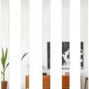 Mirror Acrylic Trim Roll, Peel and Stick Self Adhesive Wall Molding Strips – 5 Rolls x 4 FT (Total 20 FT), 1.6 Inch Wide Flexible Mirror Tape for Wall Paneling (Silver Mirror, 4 FT x 1.6 in)