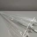 The Weather Station Adult Clear Bubble Rain Umbrella with Dome Canopy and Lightweight Wind and Rain Protection