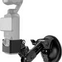 K&F CONCEPT Suction Cup Mount for DJI Osmo Pocket 3, Car Windshield Window Dash Mount Holder for GoPro Hero 13/12/11/10/9 Black, DJI Osmo Action 3/4/5 Pro, Insta360 X5/X4 Accessories