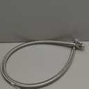 1/2" x 40" Air Compressor Jumper Hose Kit - 1/2" Male NPT to 1/2" Male NPT Swivel Ends - 450 PSI, 750F Stainless Steel Braided - Industrial Grade