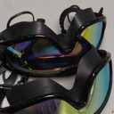 Rantizon Swim Goggles 2 Pack, Wide View Anti Fog&UV Swimming Goggles for Audlt, No Leaking Swim Glasses for Men Women Kids (Large for Adults, Aqua & Birght Rose)