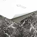 Nexus Self Adhesive Vinyl Floor Tiles, 20 Tiles - 12'' x 12'', Smoke Marble Peel & Stick, DIY Flooring for Kitchen, Dining Room, Bedrooms Bathrooms by Achim Home Decor, Dark Grey with White Vein