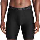Under Armour Men's Performance Tech Mesh Long-Leg Boxerjock Brief Underwear, 9" Inseam, All-Day Comfort & Ultra-Soft, 3-Pack (Black, M)