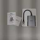 Acer USB C to Dual HDMI Adapter 4K@60Hz, 4-in-1 HDMI Splitter for Dual Monitors with 100W PD, USB 3.0, Docking Station Dual Monitor Compatible with Acer, MacBook Air/Pro, Dell XPS, HP, etc