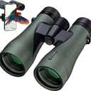 12X50 Professional HD Binoculars for Adults with Phone Adapter, High Power Binoculars with BaK4 prisms, Super Bright Lightweight & Waterproof Binocular Perfect for Bird Watching, Hunting, Stargazing