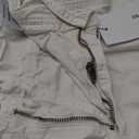 Cargo Shorts for Men Multi Pockets Mens Shorts Twill Below Knee 13 Inches Cotton Relaxed Fit Hiking Outdoor Work (30, White)