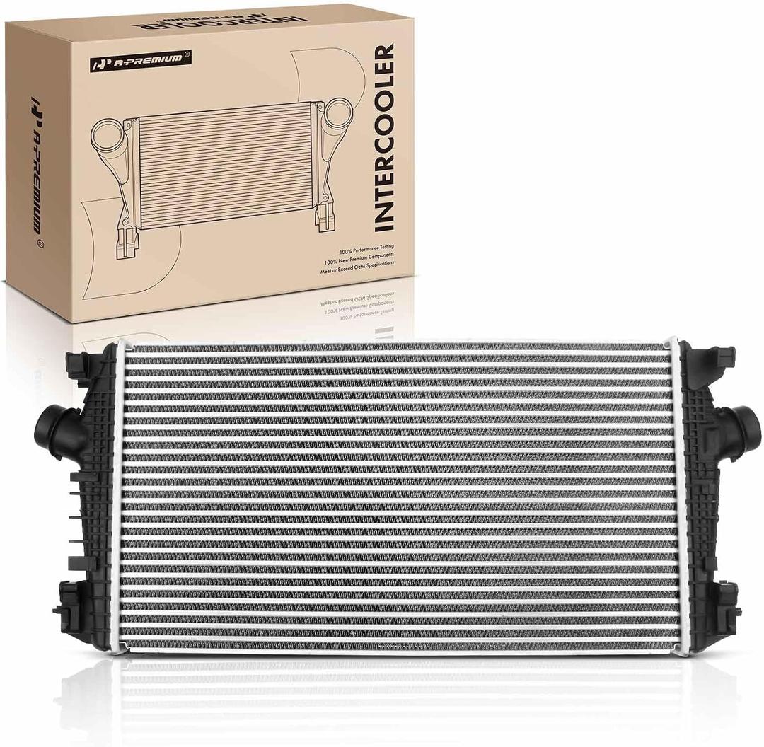 A-Premium Turbocharger Intercooler Compatible with Chevrolet | Fit for 2014-2015 Chevrolet Cruze L4 2.0L, Front Side, Charge Air Cooler