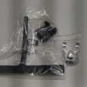 GTEWERK Shower Squeegee for Glass Doors, Silicone Window Squeegee, Bathroom and Glass Cleaning - Black - 11 Inch