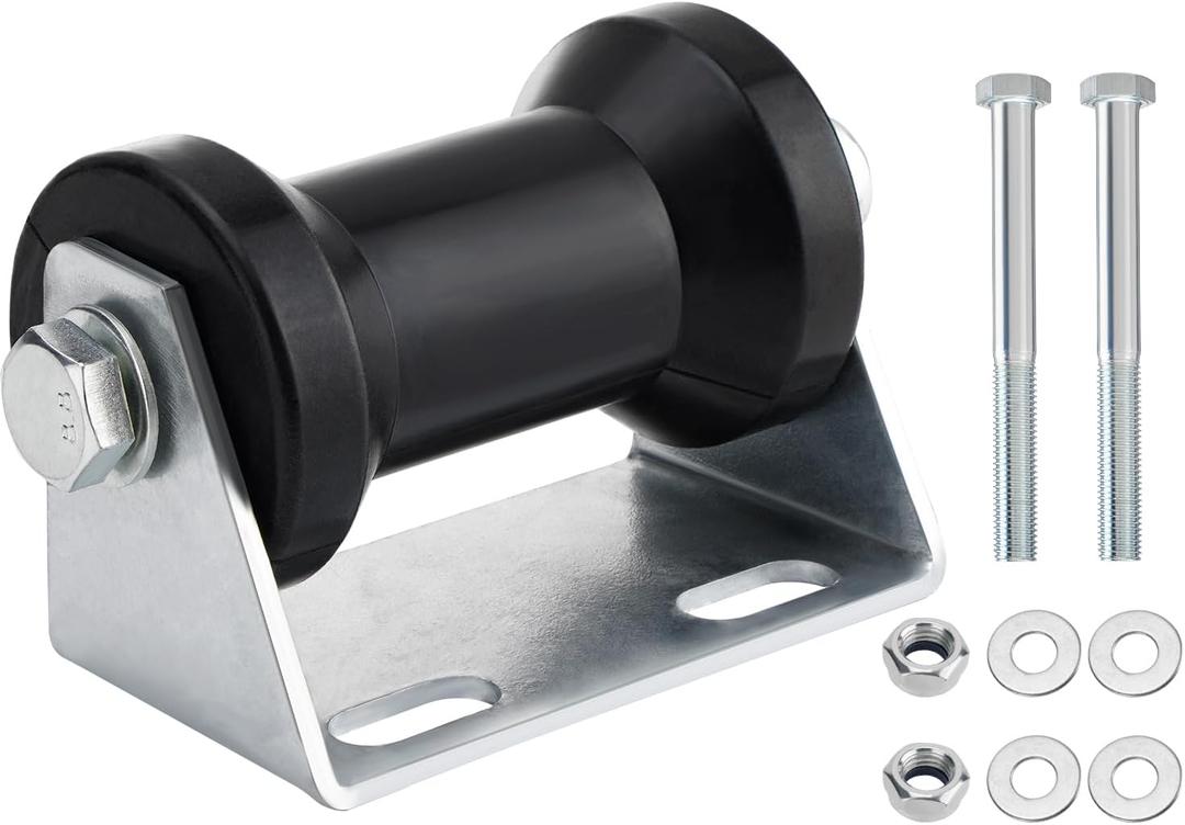 Boat Trailer Rollers with Brackets 5" Keel Roller Assembly Kit for Boat Trailer