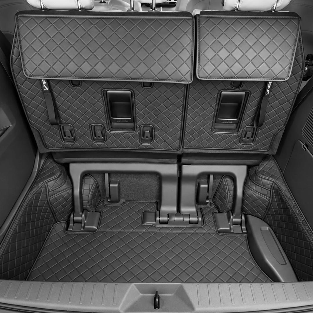 Cargo Mat for 2021-2026 Toyota Sienna (with Spare Tire) PU Leather Mats