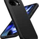 FNTCASE for Google Pixel 9A Case: Dual Layer Protective Heavy Duty Cell Phone Cover Shockproof Rugged with Non Slip Textured Back - Military Protection Bumper Tough - 2025, 6.3 inch (Black)