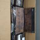 DUMOS Dresser for Bedroom, Storage Organizer with 9 Drawers, Chest of Drawers with Fabric Bins, Sturdy Metal Frame, Wood Tabletop for Guest Room, Closet, Entryway, Nursery (Brown)