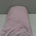 LANE LINEN Eco Friendly 100% Organic Cotton Bed Sheets Full Size, Fully Elasticized Reinforced Seams, Machine Washable Naturally Cooling Full Sheet Deep Pocket Bedding- Lilac