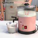 Fast MELT 6Lbs Soap Base Melter - Soap Making Kit with Constant Temperature Control Melter, Quick Pour Spout, Ideal for Homemade Soap Business Fast Loading Easy Clean Pink
