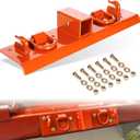 Heavy Duty Bolt on Compact Tractor Grab Hooks 2" Receiver D Rings Tractor Bucket Hooks Fit for Kubota Tractor, Orange