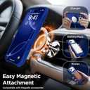 for iPhone 17 Pro Case, Compatible with MagSafe, Screen Protector +[Integrated Silicone Camera Control Button], Shockproof Protective Magnetic Case for iPhone 17 Pro 6.3", Cobalt Blue