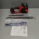 12"+16" 2-IN-1 Brushless Electric Chainsaw Cordless Compatible with Milwaukee M18 Battery, Battery Powered Chainsaw with Auto Oiler, 2x 12''+16'' Chains for Tree/Wood Cutting Pruning-ONLY TOOL