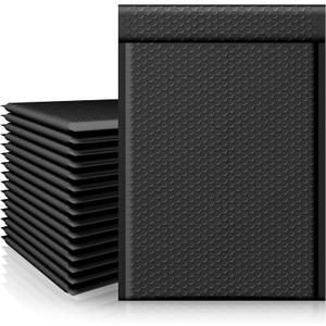 Fuxury Bubble Mailers 10.5x16 Inch 40 Pack Self Seal Padded Envelopes Waterproof Mailing Envelopes Bubble Padded Cushioning Padded Mailers Bubble Bags for Packaging Small Business Large #5 Black