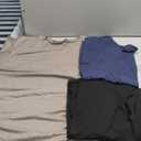 Bliwov 3Pack Womens Summer Cap Sleeve Tops Business Casual Crewneck Ruched T Shirts Trendy Outfits Beach Vacation Clothes XL