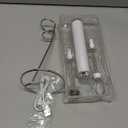 Milk Frother Handheld for Coffee, Hand Frother Wand, Electric Whisk 3 Speed Adjustable, Drink Mixer with Stainless 2 Whisks, Foam Maker for Latte Cappuccino Matcha (White)