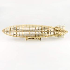 Viloga DIY Hindenburg Model Kit 1:453 Airship, 21.2'' Laser Cutting 3D Wooden Puzzles Zeppelin Model KIT to Build for Adults, Unassembled 3D Puzzles for Men Women on Festival Birthday Gift