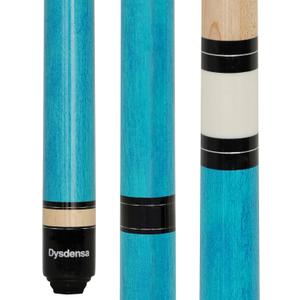 3-Piece Heavy Jump Break Cue Stick 24-25 oz, Canadian Maple Wood 14mm Crystal Tip for Jumping or Breaking (Blue)