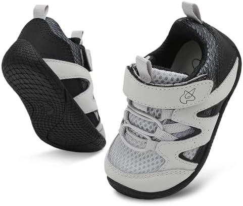 LeIsfIt Baby Shoes Boys Girls First Walking Shoes Non-Slip Toddler Breathable Sneakers Infant Sneakers, Size 13