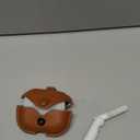 for Airpods Pro 2 Case Leather, AirPods Pro Case with Keychain & Cleaner Kit for Apple Airpods Pro 2nd/1st Generation (2023/2022/2019), Full Protective Leather Case Cover for Men Women (Brown)