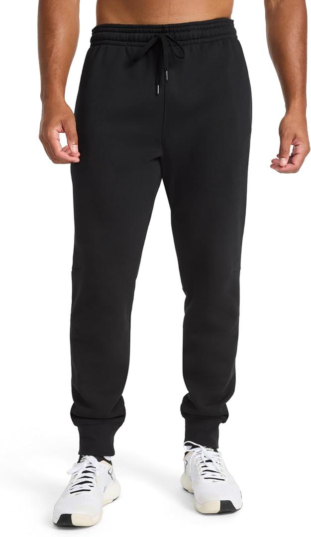Reebok Men's Motion Core Fleece Motion Jogger, Standard Fit, 30” Inseam, Midweight Cotton-Poly Fleece Blend Fabric (L)