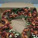 30" Artificial Fall Hydrangea and Berry On Natural Twig Wreath
