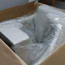 COLAMY Fabric Side Dining Chairs count of 2, Wingback Upholstered Dining Room Chairs with Tufted Button, Living Room Chairs for Home Kitchen, Beige