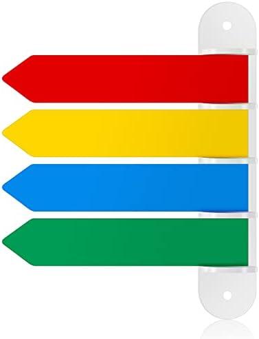 BBTO 1 Pc Exam Room Flags Pack 7 Inches Long Door Flags Primary Colors Chamber Room Status Indicators Signal Sign for Doctors Offices Hospitals and Clinics Supplies