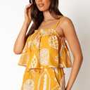 Petal & Pup Women's Honey Top (X-Large, Yellow)