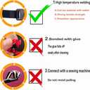 KSACLE Adjustable Glasses Strap - 4 Pack No Tail Eyeglass Straps, Universal Fit Rope Eyewear Retainer, Sport Unisex Sunglass