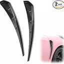 2PCS Car Fender Side Vents, Carbon Fiber Spoiler Body Fender, Auto Air Flow Intake Hole Grille Decorative Stickers, Universal Auto Exterior Accessories for Most Cars SUVs (Carbon Fiber)