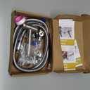 Sink Faucet Hose Sprayer Attachment with 5 Adapters - Dual Function Handheld Bidet - for Feminine Hygiene, Baby Diaper Cleaning & Pet Bathing
