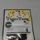 DOK TigerToes Premium Non-Slip Dog Socks for Hardwood Floors - Extra-Thick Grip that Works Even When Twisted - Prevents Licking, Slipping, and Great for Dog Paw Protection (Cool Caramel, Medium)