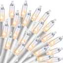 Joiedomi Christmas String Lights Indoor,300(3x100) Mini Warm Fairy Light,64.5FT Lighting Decor for Patio Dorm Classroom Bedroom Holiday Wedding Party Garland Birthday Festival,White Wire (3100ct)