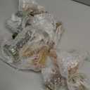 Mumufy 12 Pcs Christmas Glass Crystal Taper Candle Holders Clear Glass Candlestick Holder Fit 0.8 Inch Red Green Ribbed Taper Candlestick Holders Christmas Centerpiece Table Wedding Party (Classic Color)