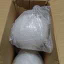 Extra Large Size Outdoor Christmas Ornaments, Oversized Huge Big Shatterproof Xmas Christmas Plastic Balls for Outside Lawn Yard Tree Hanging Decorations (6"/150mm, White, 4 Packs)