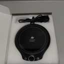 Fast Heating Mug Warmer - 4 Temp Settings & 1-12H Timer, Coffee Cup Warmer Plate for Desk Auto Shut Off, Ideal Beverage Warmer Gift for Coffee, Tea, Milk (Black)