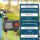 DEWENWILS 2-Zone Water Hose Timer Programmable Sprinkler Timer with Rain Delay, Manual Watering & Auto Irrigation for Garden, Yard, or Lawn
