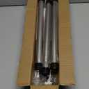 Chrome Shower Curtain Rod 31 to 80 Inch,1 Inch Diameter Adjustable Spring Tension Curtain Rod No Drilling Stainless Steel Telescoping Rod,No Rust