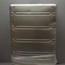 WEICHEN 29 Inch Heavy-Duty Aluminum Checked Luggage, Luxury Metal Suitcase with 360 Spinner Wheels, TSA Locks & Reinforced Frame for Business Travel (Silver)