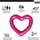 The Original Heart Pool Floats for Adults by LOTELI – Thicker & Stronger – Large Inflatable Pool Floats for Parties Bachelorette Wedding Float – River Lake Beach Raft - Durable & Easy to Inflate