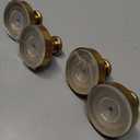 Suction Cup Hooks for Shower, 2026 Upgraded Drill-Free Suction Cup Hooks for Bathroom Window Glass Door Wall, Bath Robe Looafh Wreath Hook for Hanging, Matte Brushed Satin Gold(4PCS)