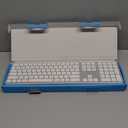 OMOTON Bluetooth Keyboard Compatible with Mac, with Numeric Keypad, Rechargeable Wireless Keyboard Compatible with MacBook Pro/Air, iMac, Mac mini/Pro Laptop and PC (Silver) (Three zone keyboard)