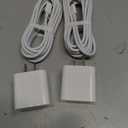 iPad Charger Fast Charging 10ft USB-C Cable & 20W USB-C Charger Block 2-Pack for Apple iPad A16/11th/10th/Pro 13/12.9/11/Air/Mini A17 Pro, iPhone 17/16/15 Series, White